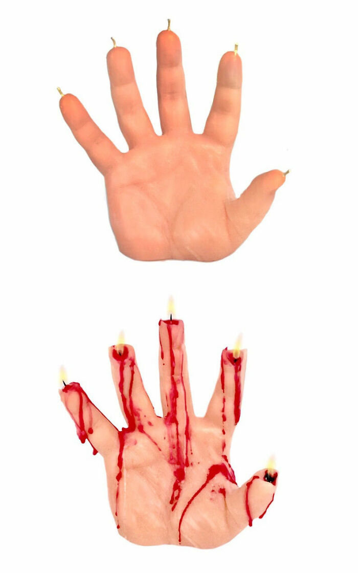 Thanks I hate it - hand candle