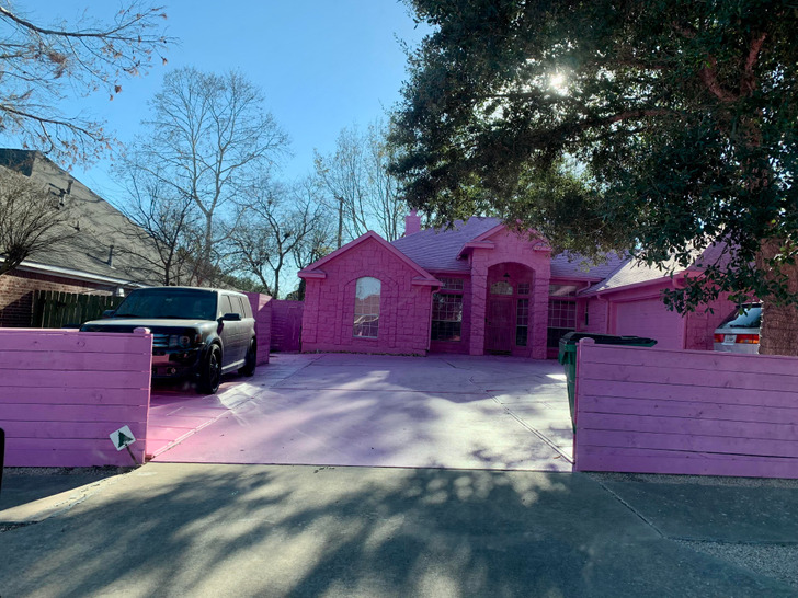 “A couple in our neighborhood painted their house pink — like, the whole thing.”