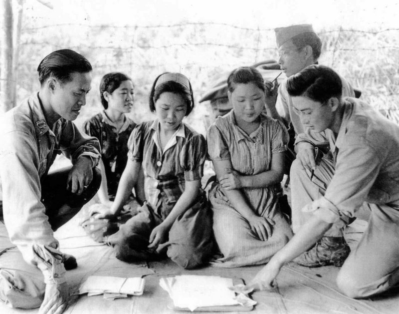 Comfort women or comfort girls were women and girls forced into sexual slavery by the Imperial Japanese Army in occupied countries and territories before and during World War II. The name “comfort women” is a translation of the Japanese ianfu (慰安婦), a euphemism for “prostitutes”.