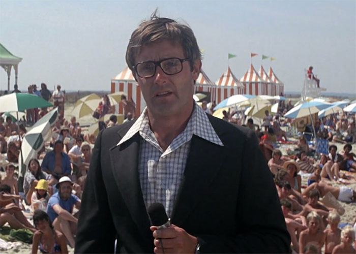 movie facts and details - In Jaws (1975), The TV Reporter Is Played By Peter Benchly, The Author Of The Book