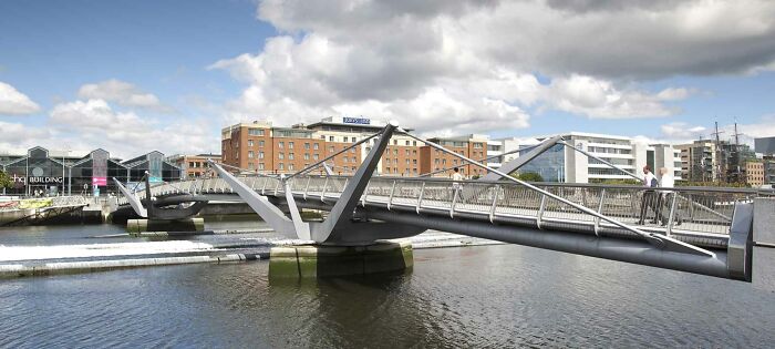 a bridge in Ireland that was designed to swing open for ships couldn't be opened for four years because someone lost the remote control