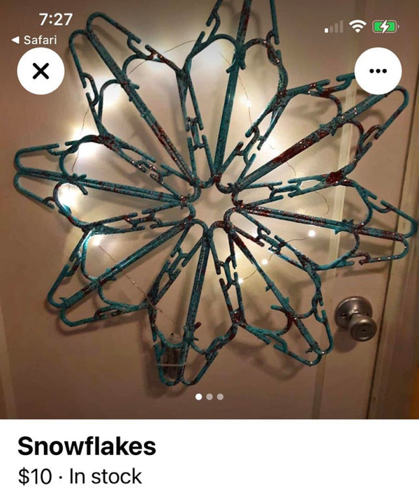 wtf items - lighting - Safari ... Snowflakes $10 In stock