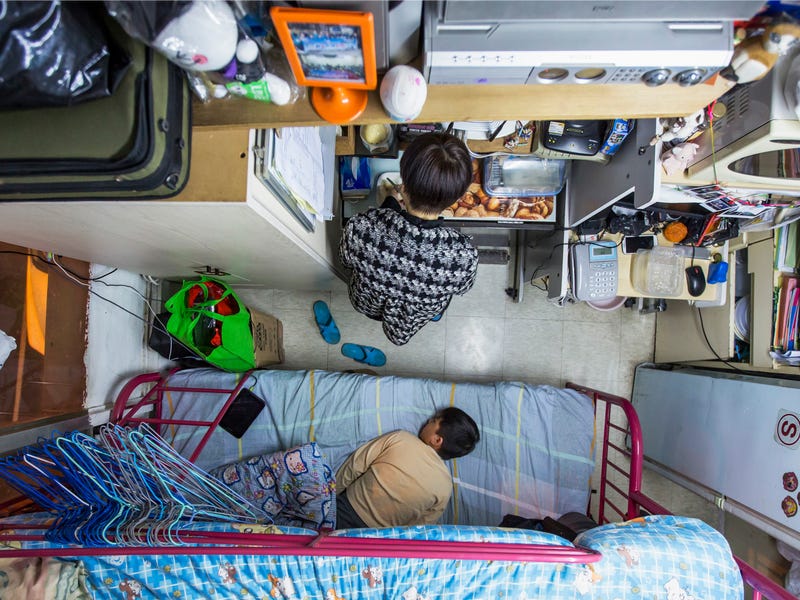 Here is what a $360/month apartment looks like in Hong Kong