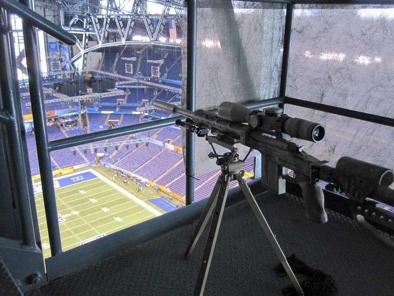 Fascinating Photos - Sniper’s Nest At Superbowl Stadium