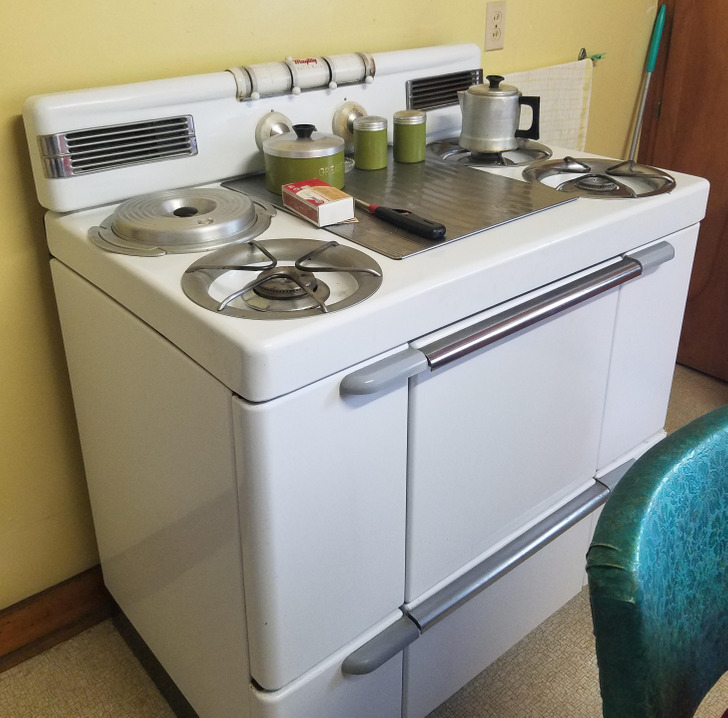 “My grandmother still uses this stove from 1947.”