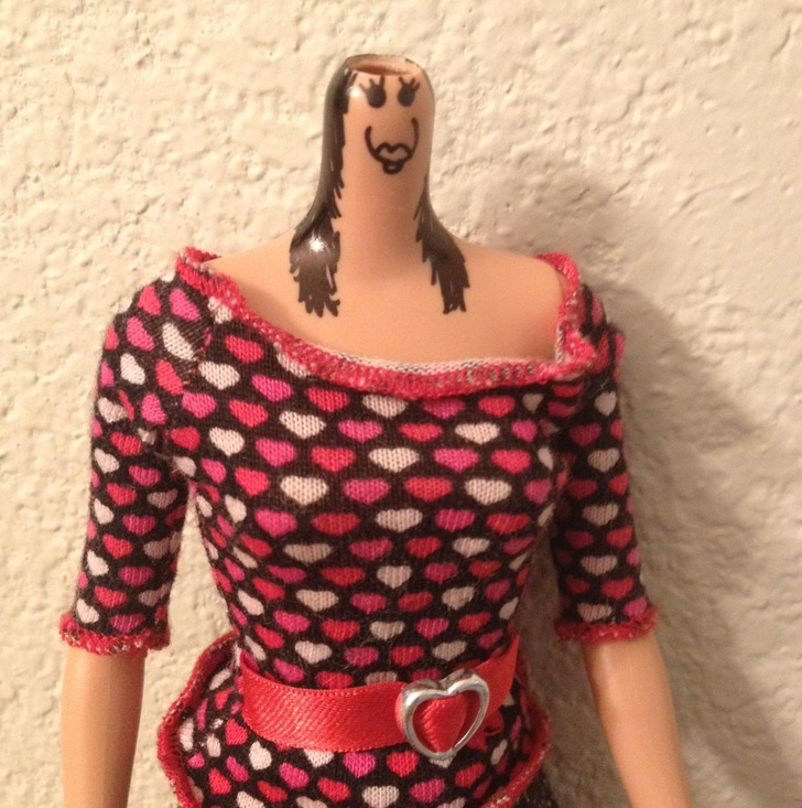 “My daughter fixed her cousin’s barbie after the head popped off and would not reattach.”