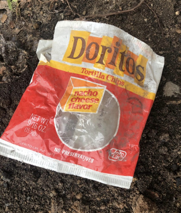 “Found 40 year old Doritos under my porch”