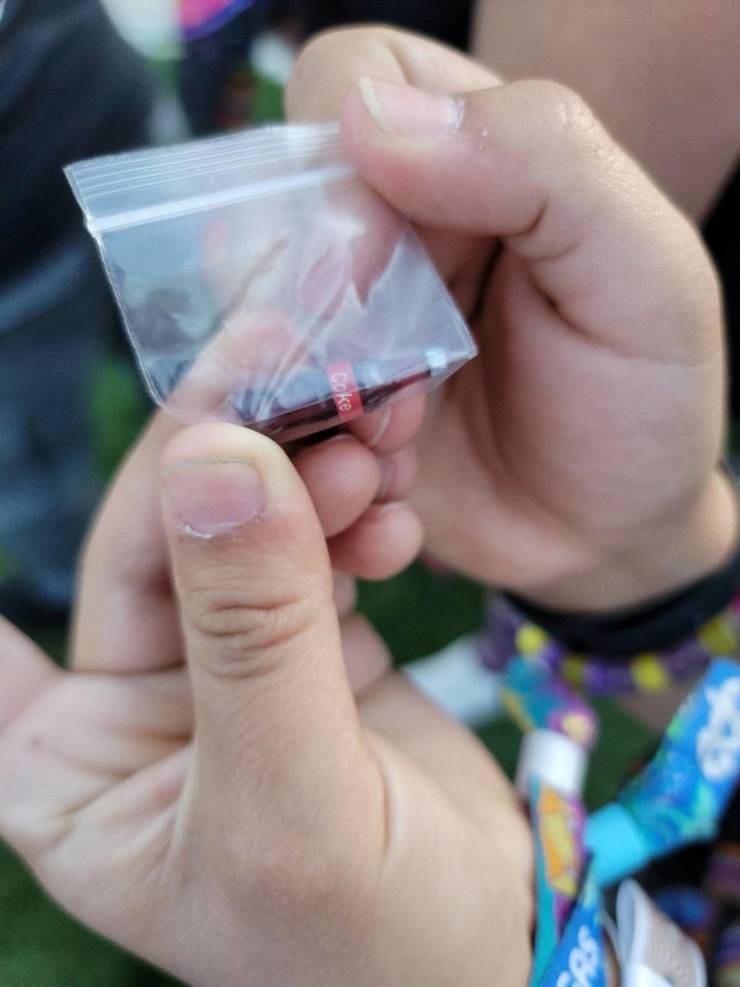 "Someone at a festival offered me a little bag of coke"