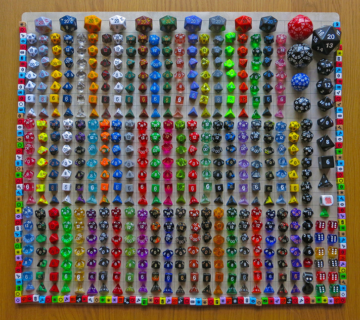 odd collections - huge dice collection