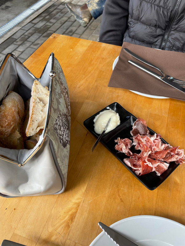 Bread inside a purse (Portugal)