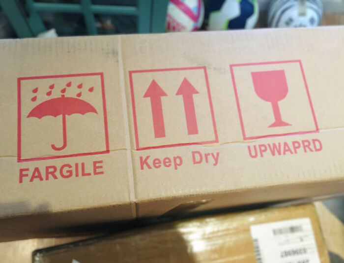 Had one job - available - Upwaprd Keep Dry Fargile