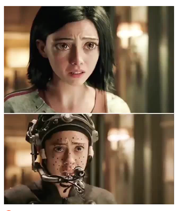 Alita Battle Angel VFX before and after