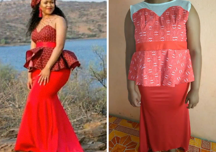 expectations vs reality  - beautiful makoti shweshwe dresses
