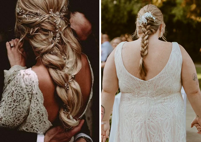 expectations vs reality  - long romantic bridal braid