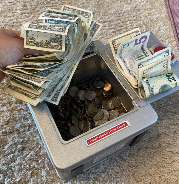 My 10-year-old self left me his ’life savings’ for when I turned 18. The total was around $124.