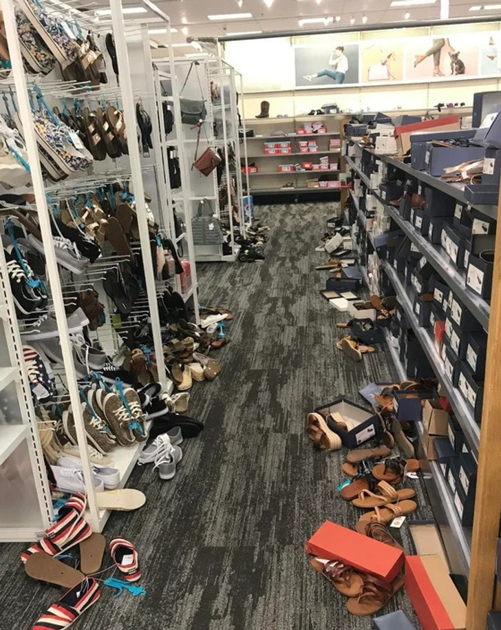 “Girlfriend works at a local Target and had a family stroll in and do ALL this.”