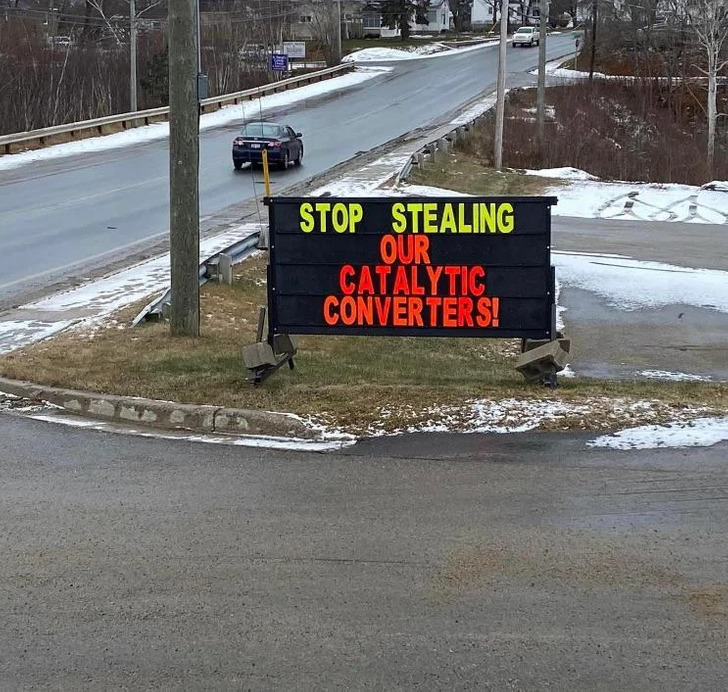 “Car dealership in my town had to put this sign up.”