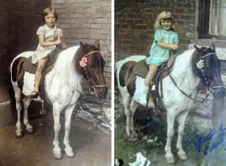 ’’My mother and my wife’s mother both had photos taken on the same pony over 70 years ago in Montreal.’’