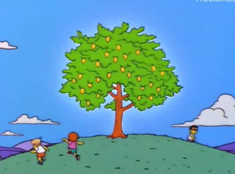 THE LEMON TREE THIEF.

Bart and his friends are confused by the disappearance of a lemon tree in Springfield in this 1995 episode. In 2013, a Houston woman was puzzled by the disappearance of her own lemon tree after it was stolen.