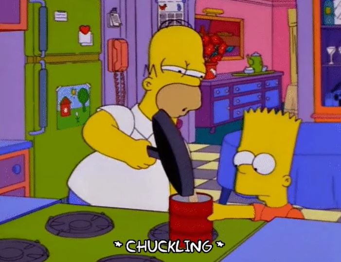 COOKING GREASE HEISTS.

Homer and Bart were way ahead of the times in the 1999 episode where they attempt a cooking grease heist at the school’s cafeteria. In 2008, “fryer grease has become gold” according to The New York Times and a criminal had siphoned nearly 2500 gallons from a NorCal Burger King.