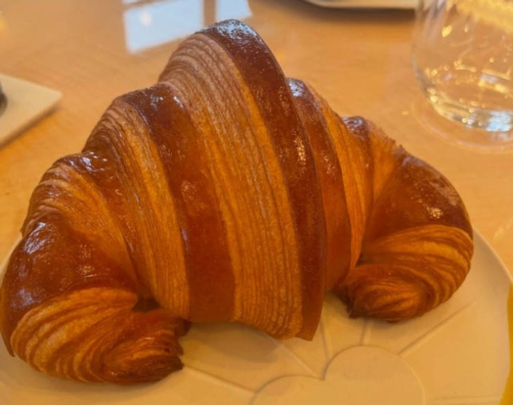 “Had the most perfect croissant at a hotel in Paris.”