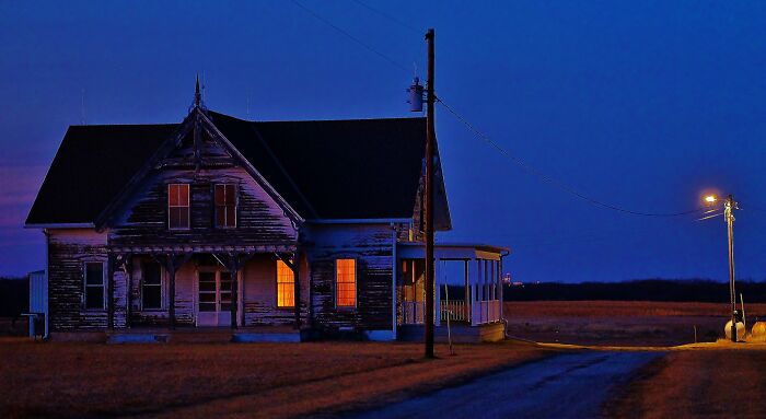 When I was 15, I hung out with some friends after school and got a ride home that night. No one had been home all day, so there were no lights on inside or out. The friend that drove me home didn’t stick around to see if I made it in, so as I’m starting to make my way up the walkway to the front door, I sense someone waiting to meet me there. I calmly stop after taking a couple steps and say “Nope!” loud enough for the potential criminal to hear me, then briskly turn around and walk swiftly down the street, cut through a neighbor’s backyard to get to the next street over, make my way to the nearest pay phone, dial the police and tell them I think there’s someone trying to rob the house. I get back when a police officer arrives and he shines his flashlight around the door and sees footprints in the snow leading from around the house. He follows those and sees they are around the entire house. There was in fact, someone waiting for me to open the door that night. I laugh at the thought of their surprise to have some teenage girl acknowledge them from a distance and tell them not today.