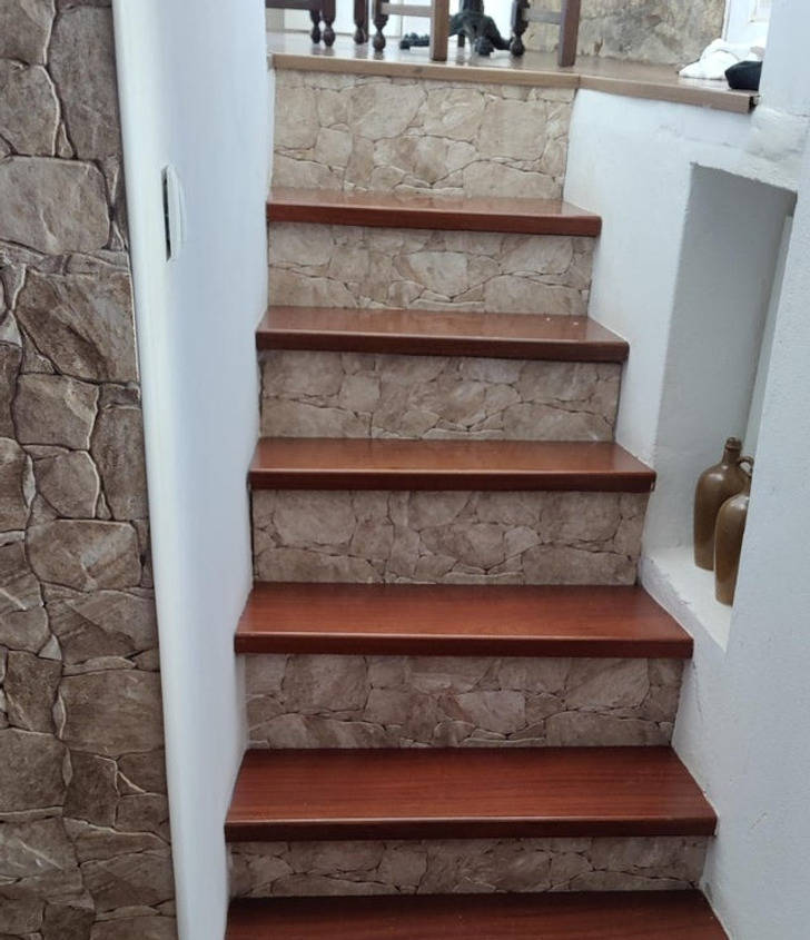 “The stairs in an Airbnb I stayed in where every step is a different height, width, and depth.”