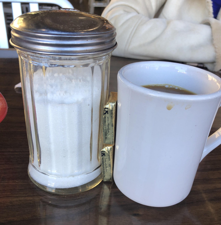 “My boyfriend found a way to warm up his cold butter for breakfast!”