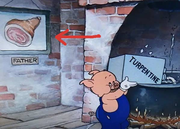 adult jokes in kid shows and movies - In Disney’s Three Little Pigs, all the portraits of their mother are of a pig, but pictures of their father are a cut of pork.