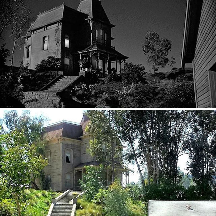 famous movie locations - then and now - psycho house