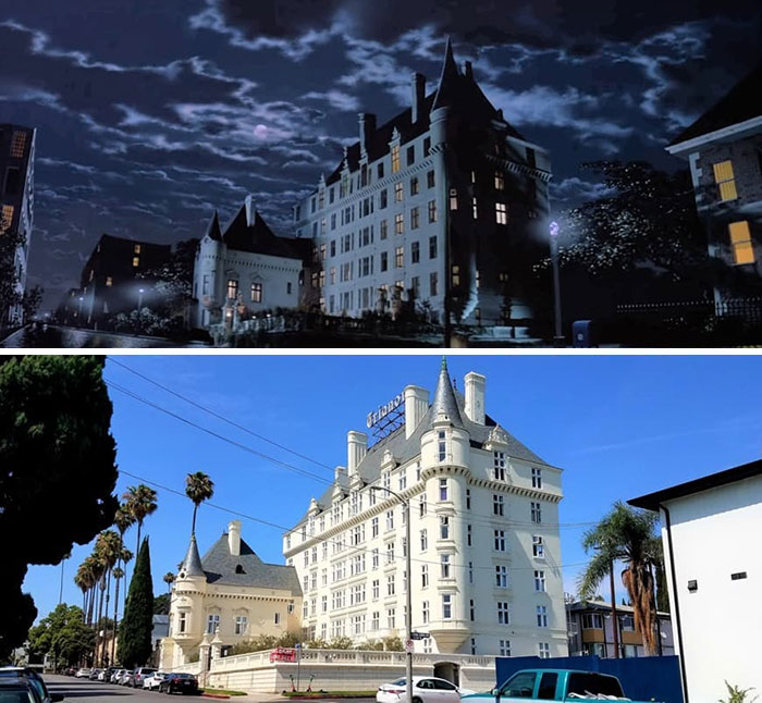 famous movie locations - then and now - sky
