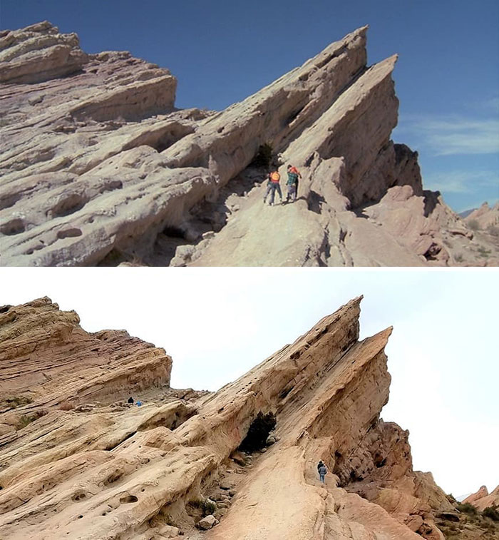 famous movie locations - then and now - vasquez rocks