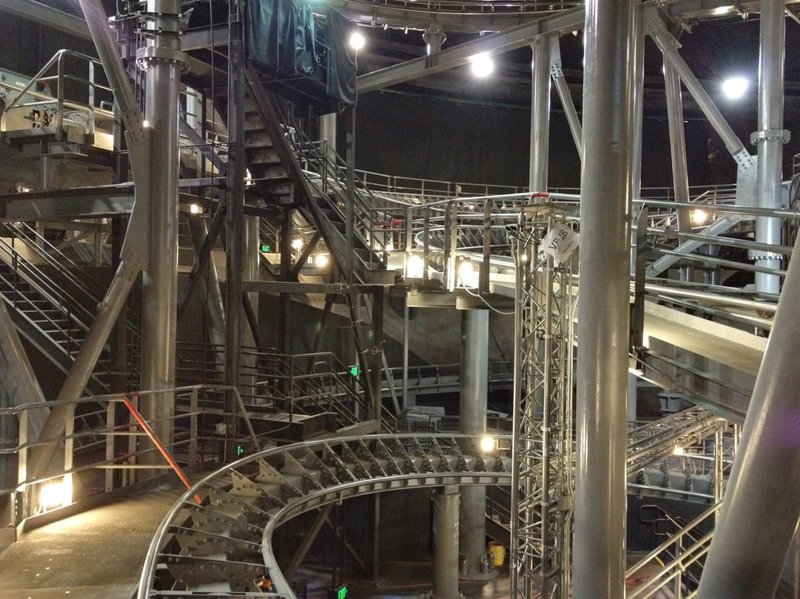 alternate angles - Space Mountain with the lights on