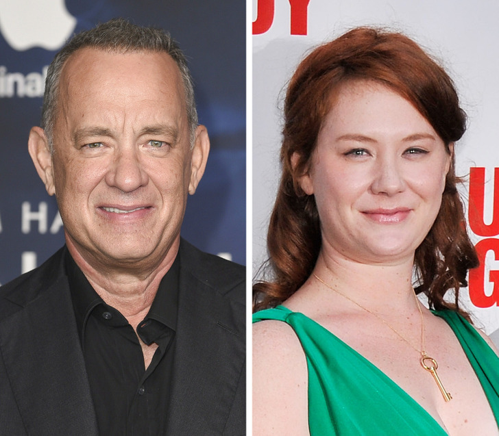 lesser known celebrity kids - Tom Hanks and Elizabeth Hanks