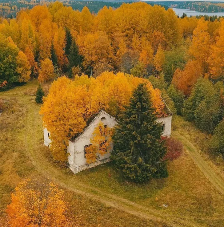 “An abandoned house in the Republic of Karelia, Russia”