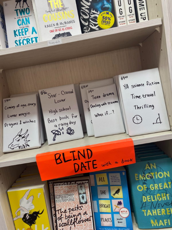 fascinating things - This blind date for books.