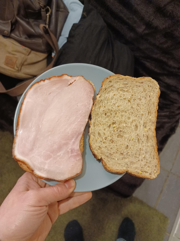 fascinating things - ham fit exactly on my bread