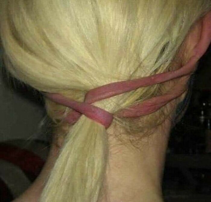 wtf pics - cursed images - funny stretched ear