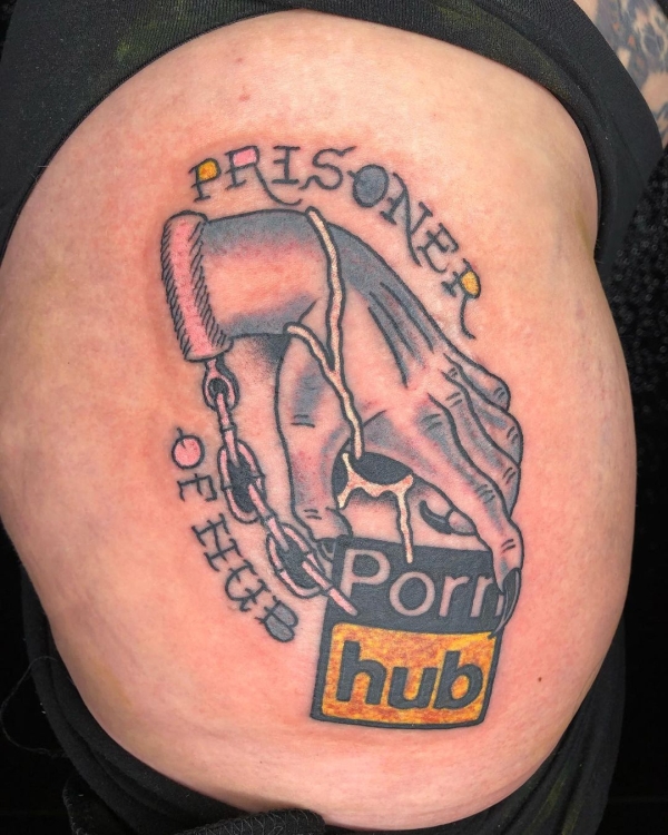 worst tattoos - wtf tattoos - tattoo - Prisoner Le porn Of Heb hub