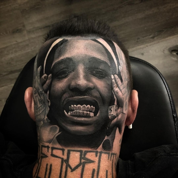 worst tattoos - wtf tattoos - head