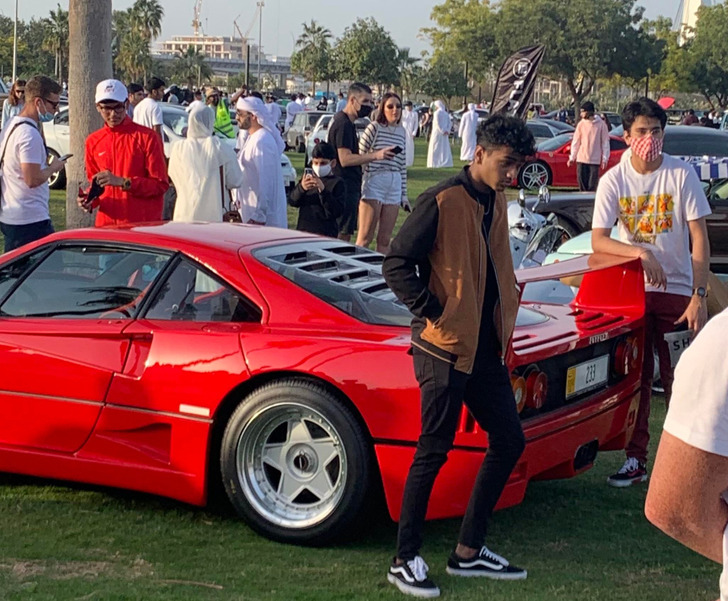 “People touching and LEANING ON a $1.5 million car like it’s theirs.”