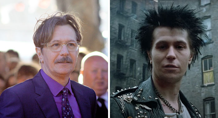 famous people when they were younger - sid and nancy gary oldman