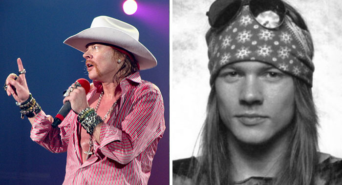 famous people when they were younger - axl rose 2020