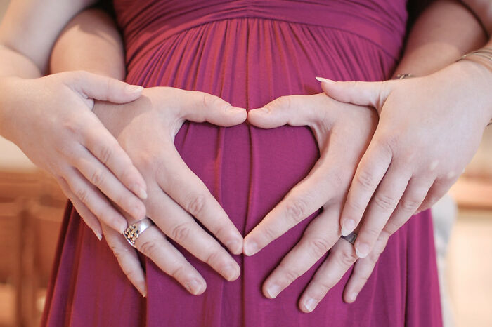 Sometimes in pregnancy women’s bellies can gain a little bit of hair, I assume from extra hormones etc. During a routine prenatal check a partner asked if it was the fetus’ hair poking through her skin.