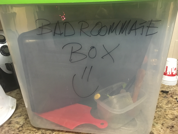 roommates from hell - glass - Bad Roommate Box