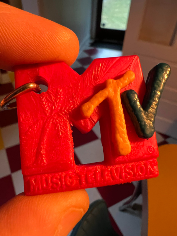 “This MTV keychain I’ve had since the 80’s.”