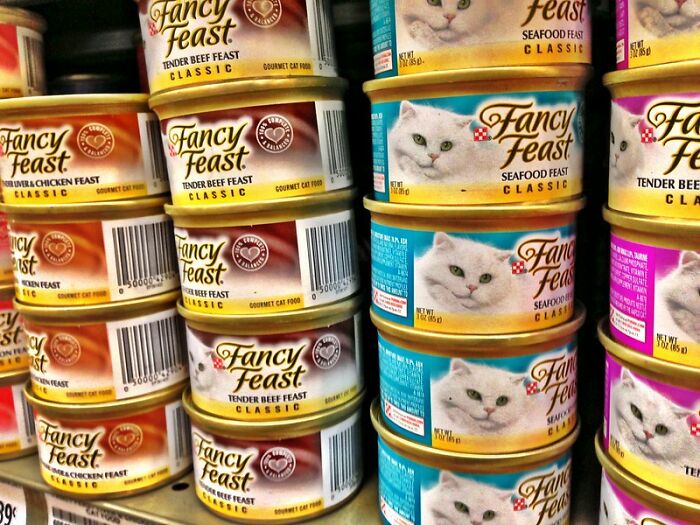 When I was a cashier a guy was buying around 50 cans of wet cat food and just making friendly conversation I asked how many cats he had. Big mistake. He has no cats, he eats it.