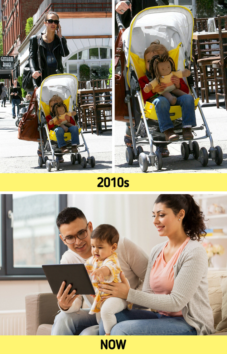 How the world has changed  - Many kids have switched from traditional toys to gadgets.