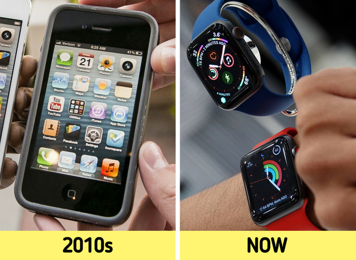How the world has changed  - Major smartphone functions have moved onto our wrist watches.