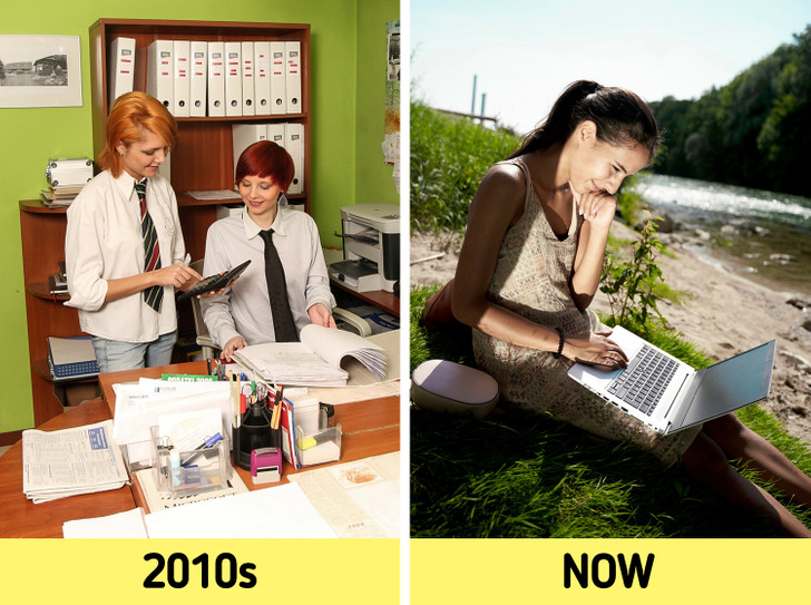 How the world has changed  - Many of us now work remotely, and our offices can look any way we want.